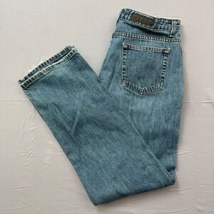 Lee Riveted Ultimate 5 Straight Leg Jeans Medium Wash Denim Women 33x32 Sz16
